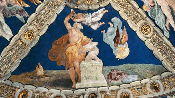 Le Sacrifice d'Isaac - Raphaël Sanzio
