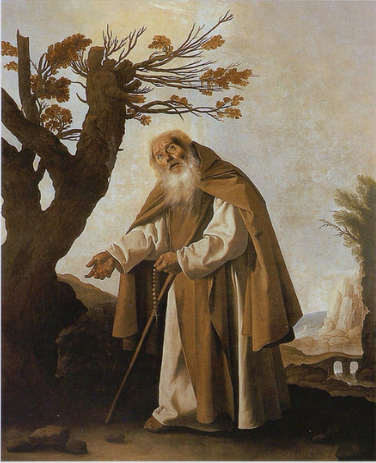 Saint Antoine Abbé - Francisco de Zurbarán - Alpha Reproduction