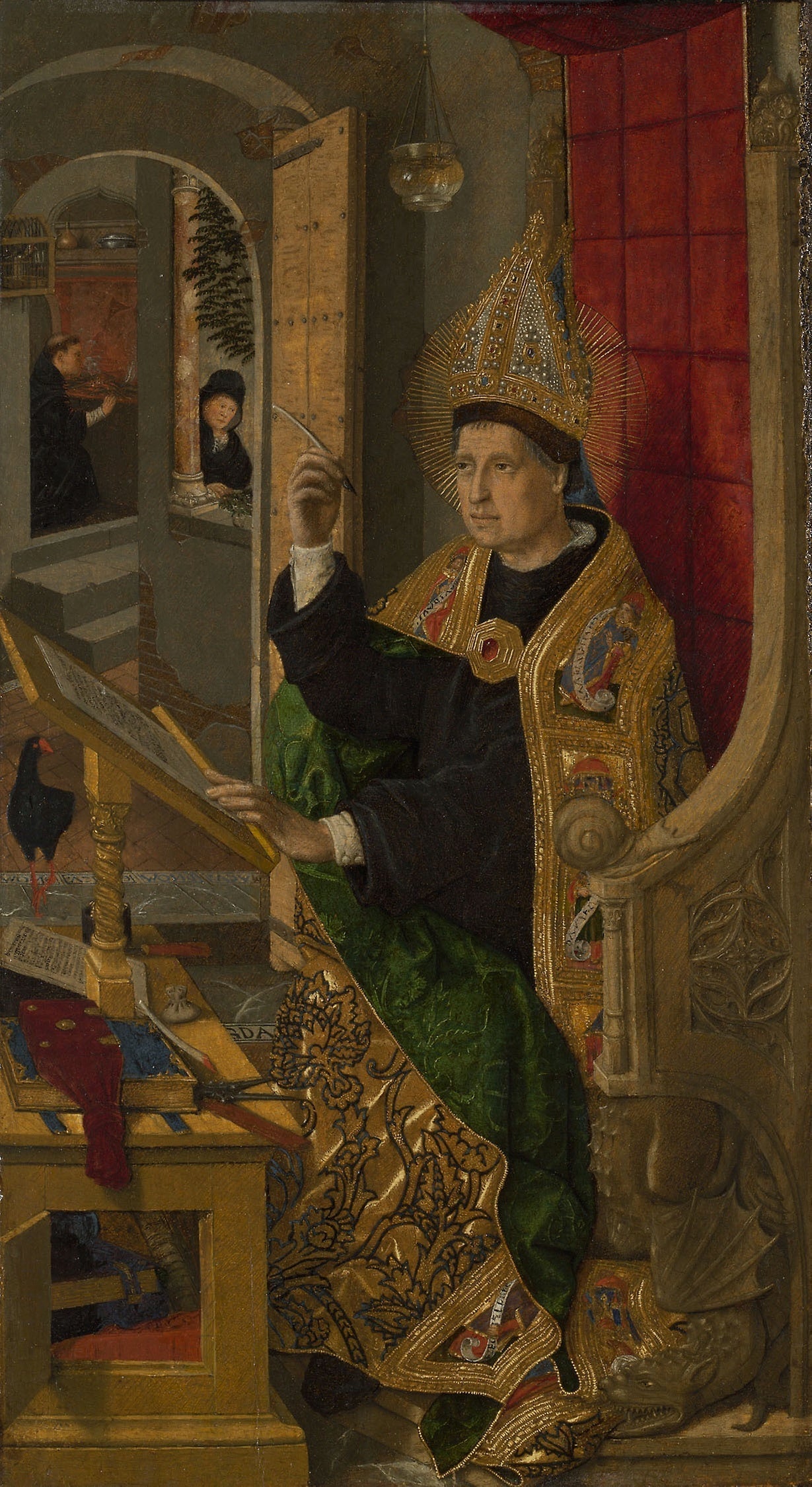 Saint Augustin - Bartolomé Bermejo - Alpha Reproduction