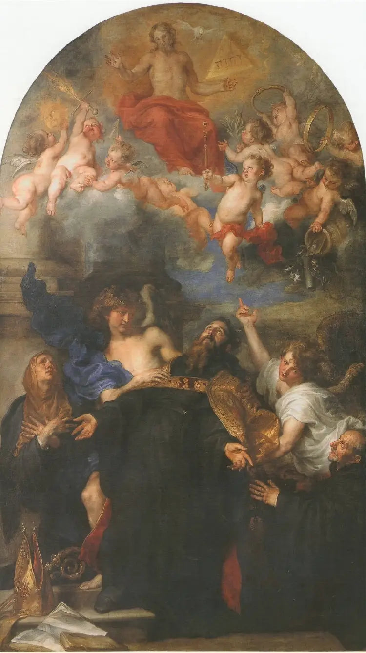 Saint Augustin i ekstase - Antoine van Dyck