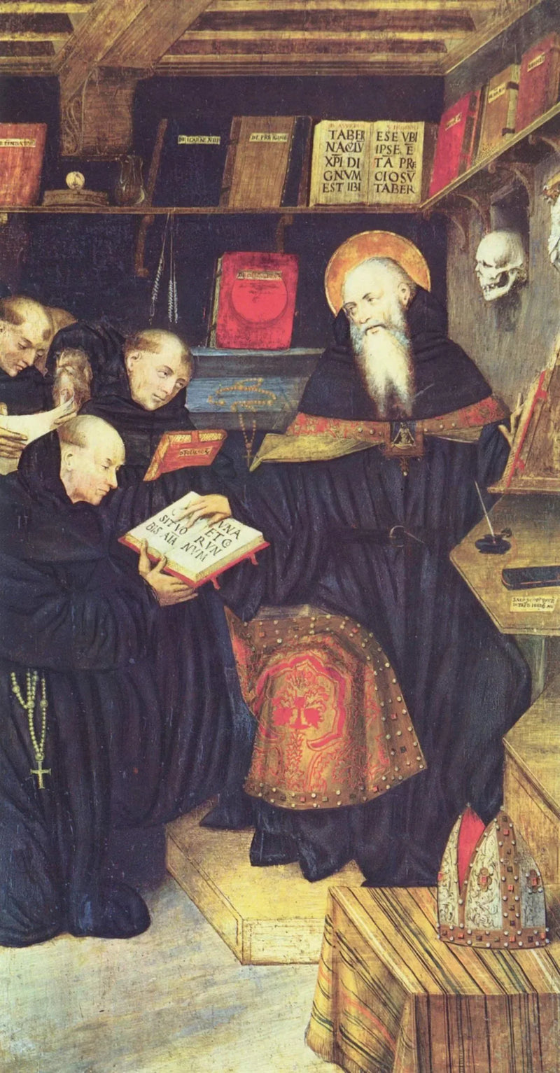 Saint Augustin og eremitterne - Gaudenzio Ferrari