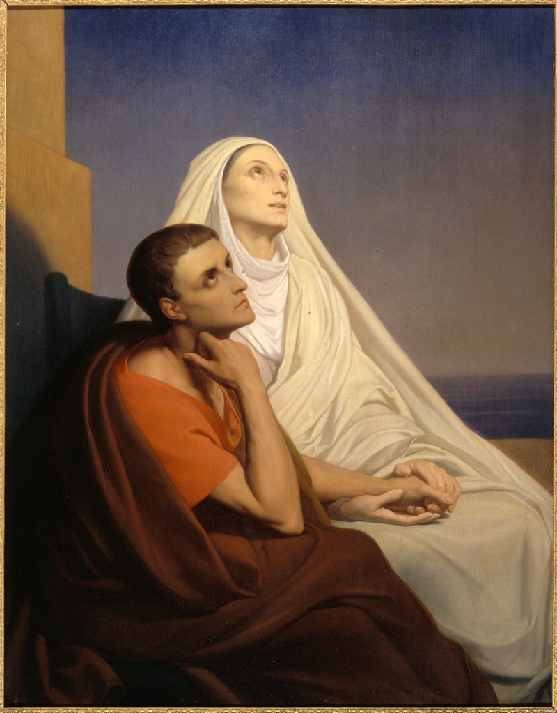 Saint Augustin og Sankt Monika - Ary Scheffer