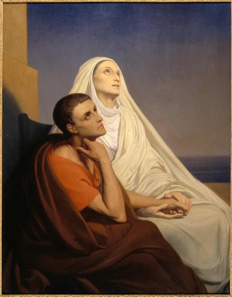 Saint Augustin og Sankt Monika - Ary Scheffer