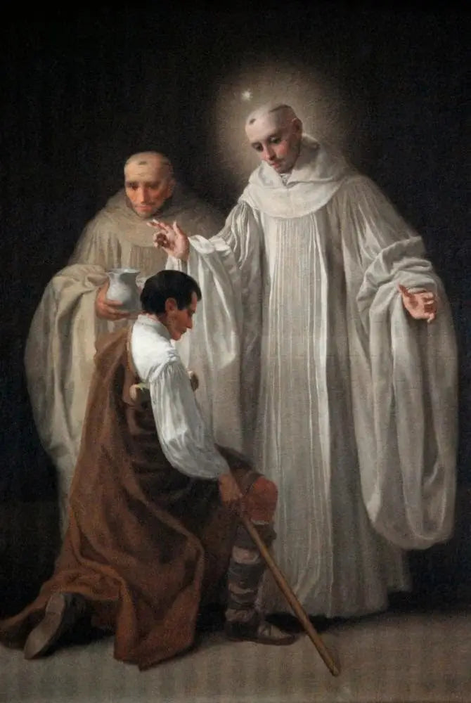 Sankt Bernard af Clairvaux helbreder en invalid - Francisco de Goya