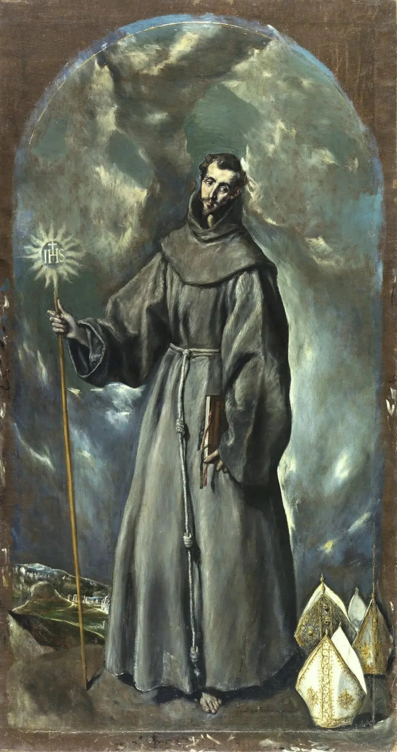 Saint Bernhardin af Siena - El Greco