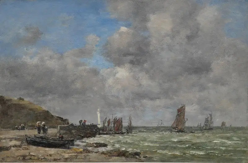 Saint-Brieuc, bredden af Légué - Eugène Boudin