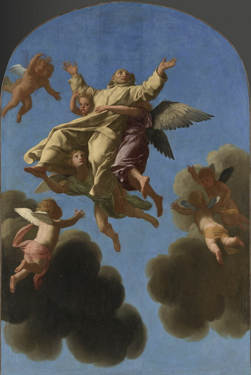 Saint Bruno bliver taget op til himlen - Eustache Le Sueur