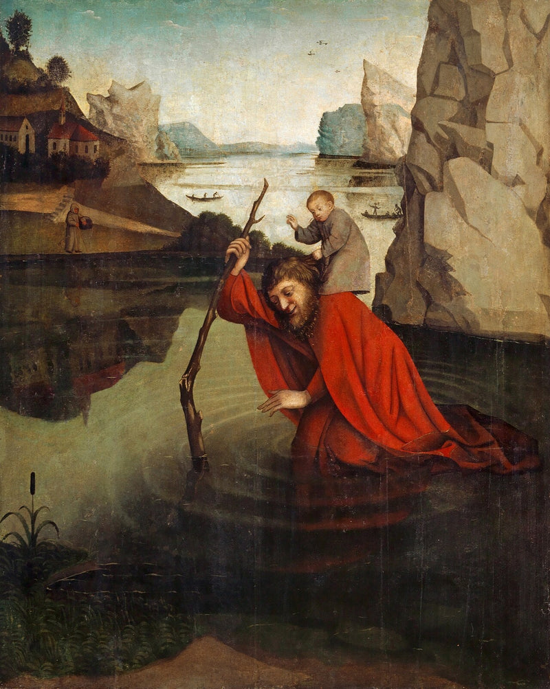 Saint Christophe - Konrad Witz