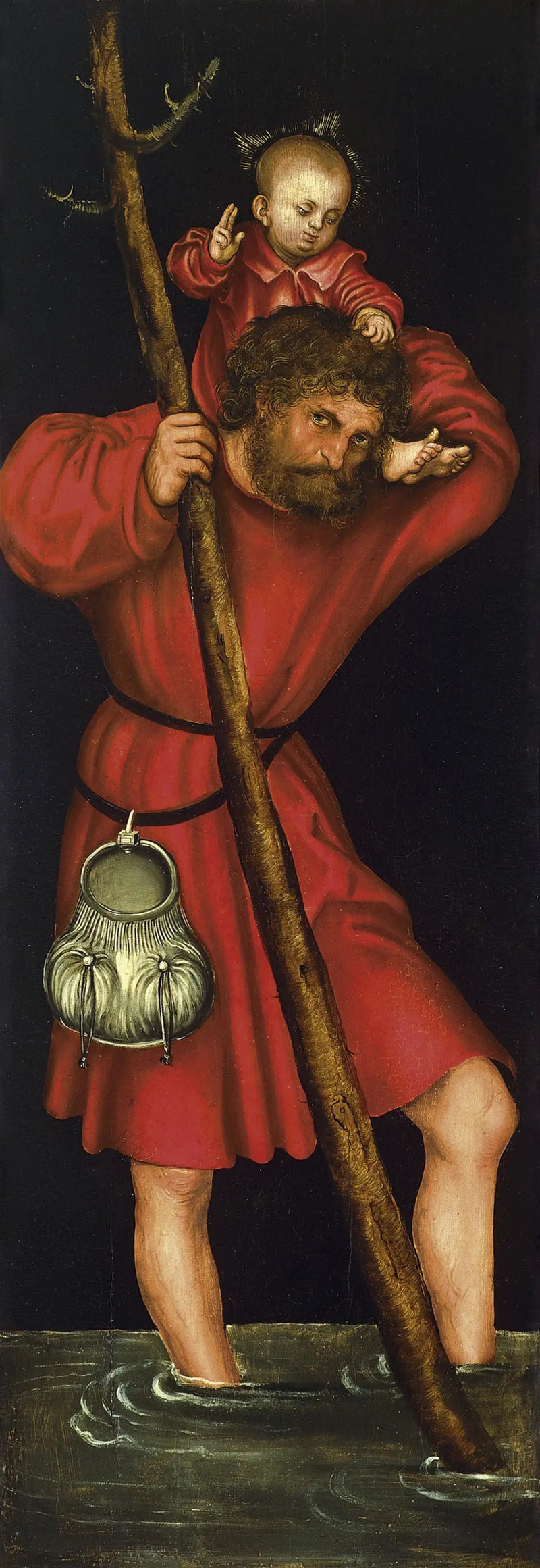 Saint Christophe - Lucas Cranach den Ældre