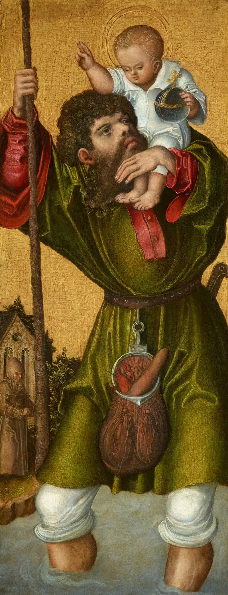 Saint Christophe - Lucas Cranach den Ældre