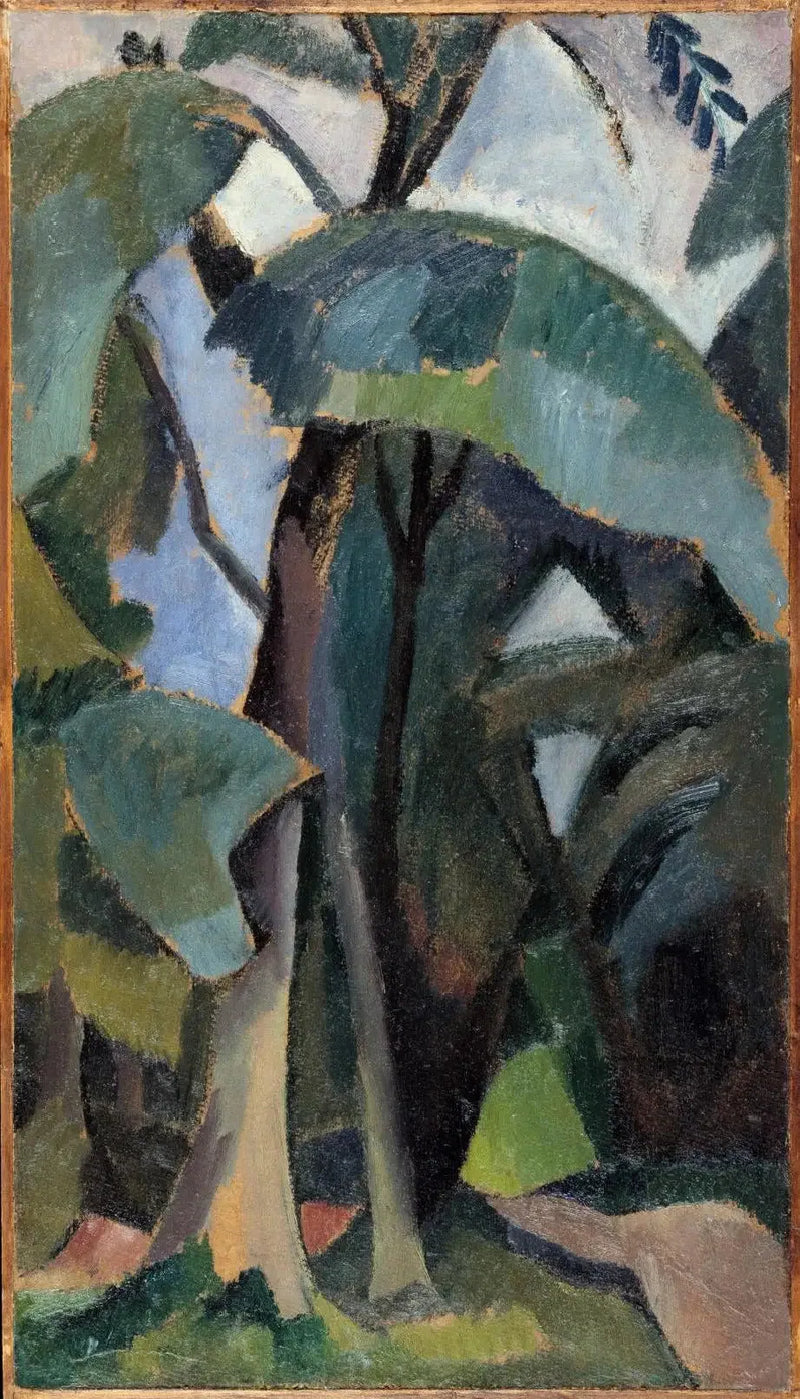 Saint-Cloud, landskabsstudie - Robert Delaunay