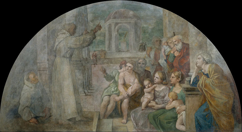 Saint Didaque prædiker - Annibale Carracci