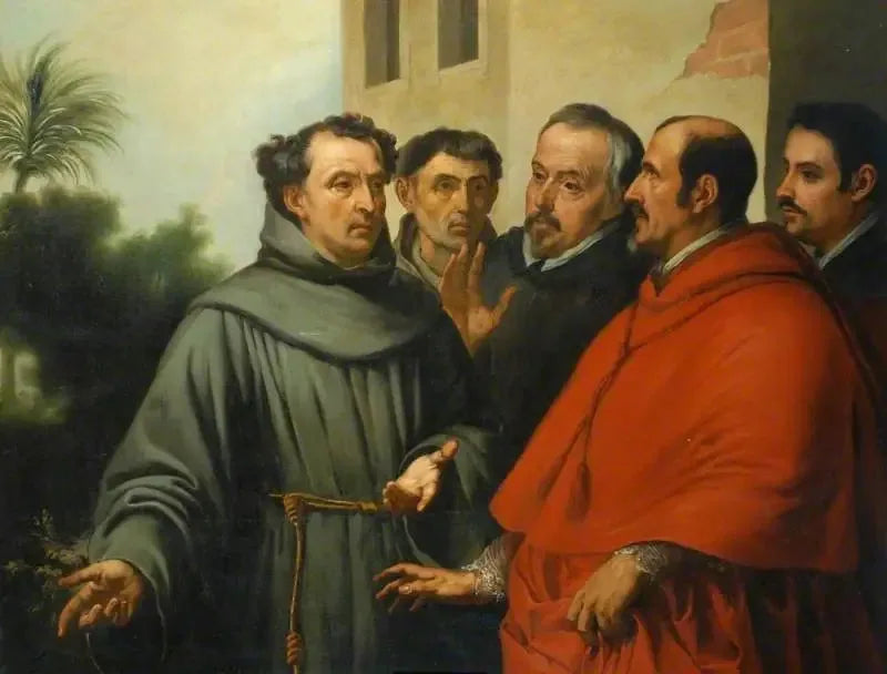 Saint Diego d'Alcalá i ekstase foran korset - Bartolomé Esteban Murillo