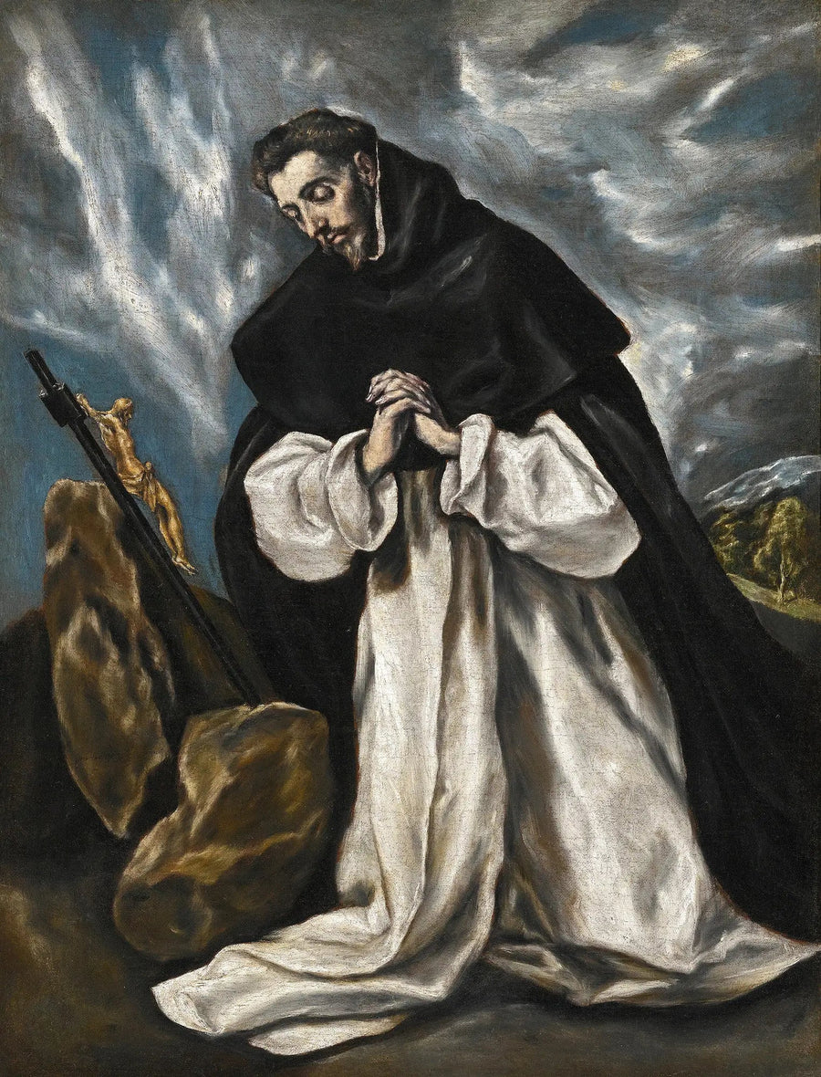 Saint Dominique i bøn - El Greco