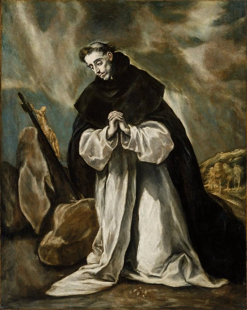 Saint Dominique i bøn - El Greco