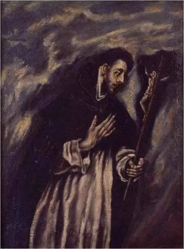 Saint Dominique i bøn - El Greco