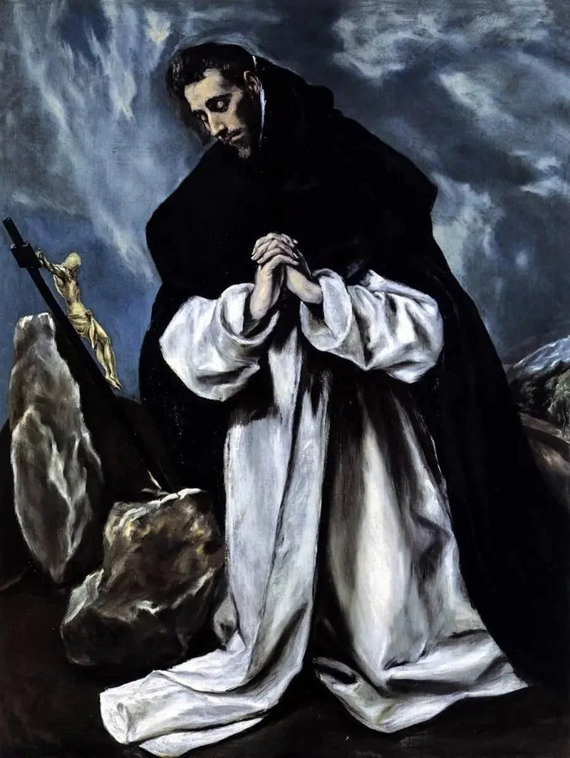 Saint Dominique i bøn - El Greco