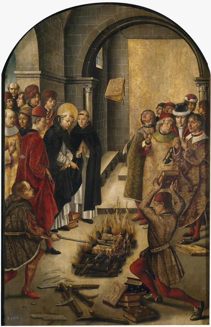 Saint Dominique og Albigeois - Pedro Berruguete