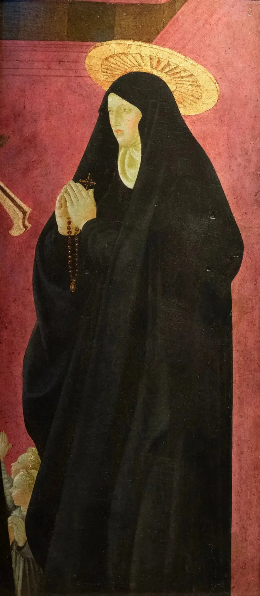 Saint og to børn, fragment - Paolo Uccello