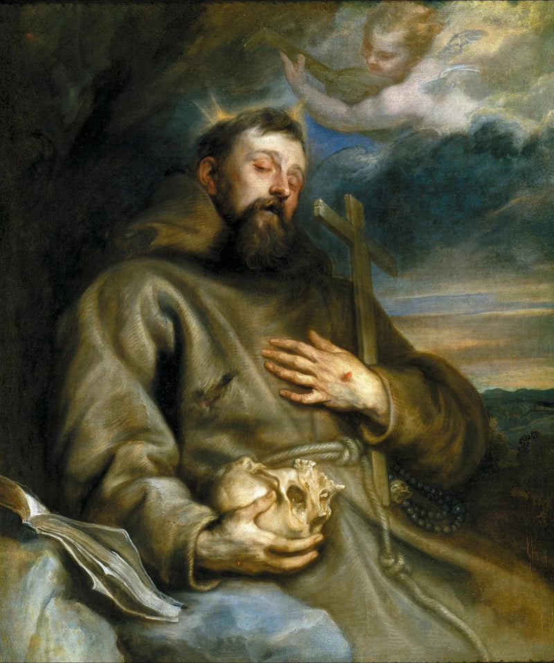 Saint François d'Assise i ekstase - Antoine van Dyck