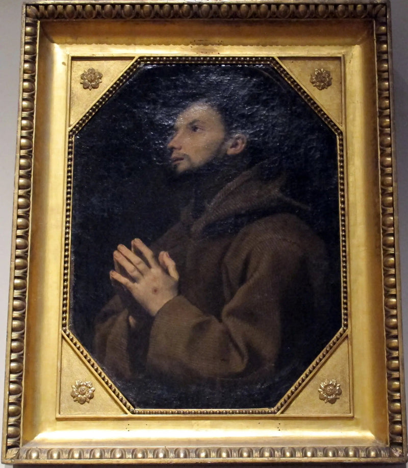 Saint Franciskus af Assisi i bøn - Lorenzo Lippi