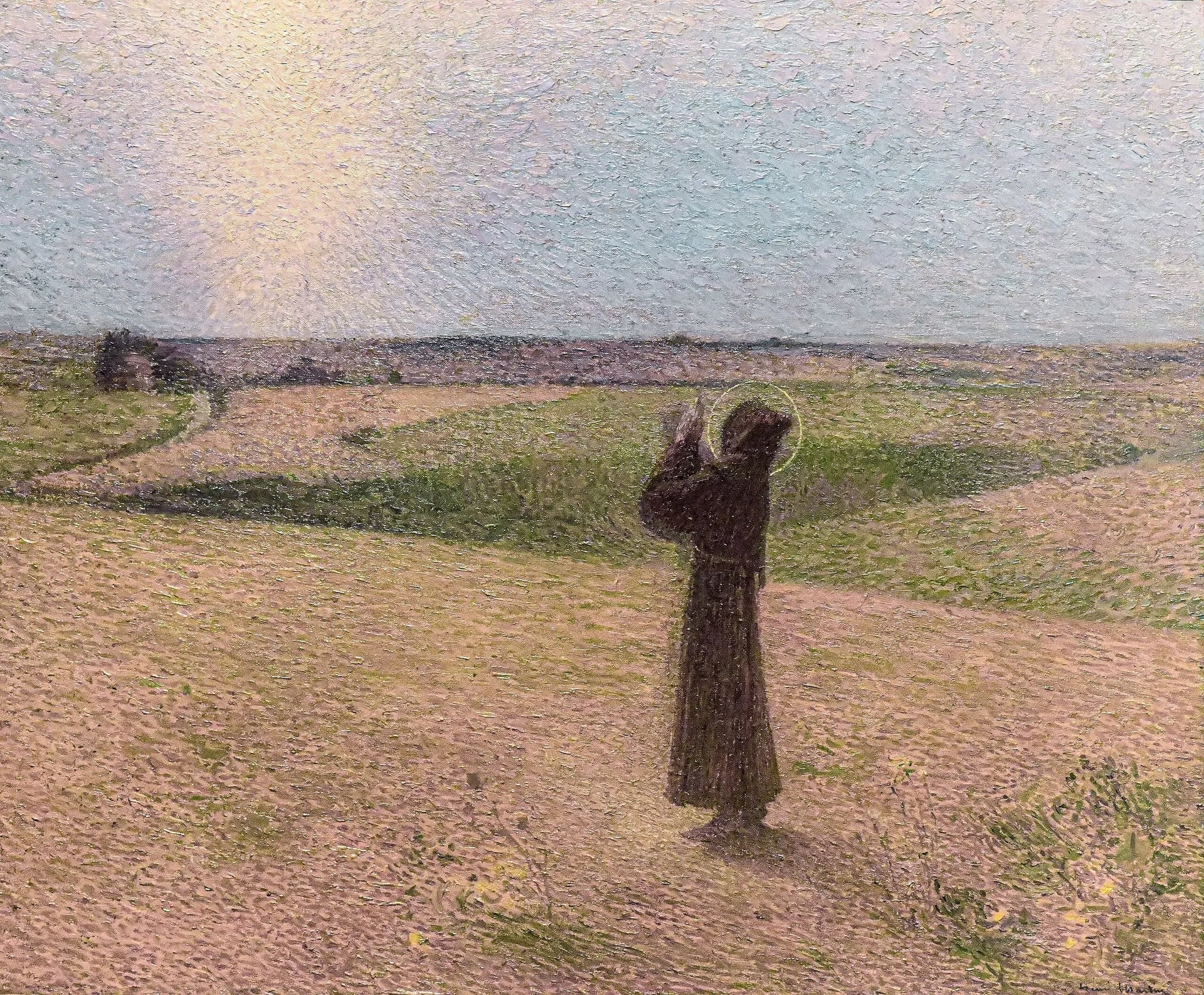 Saint François d'Assise - Henri-Jean Guillaume Martin image 1 reproduction artisanale de tableau