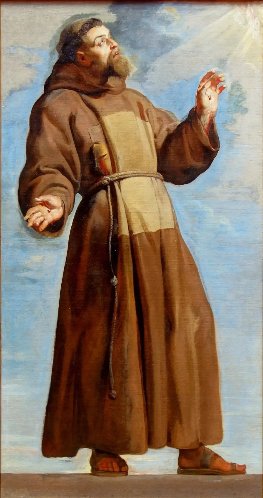 Saint François i ekstase - Peter Paul Rubens