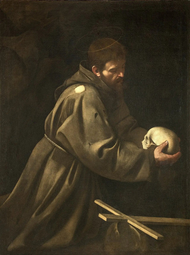 Sankt Fransiskus i meditation - Caravaggio