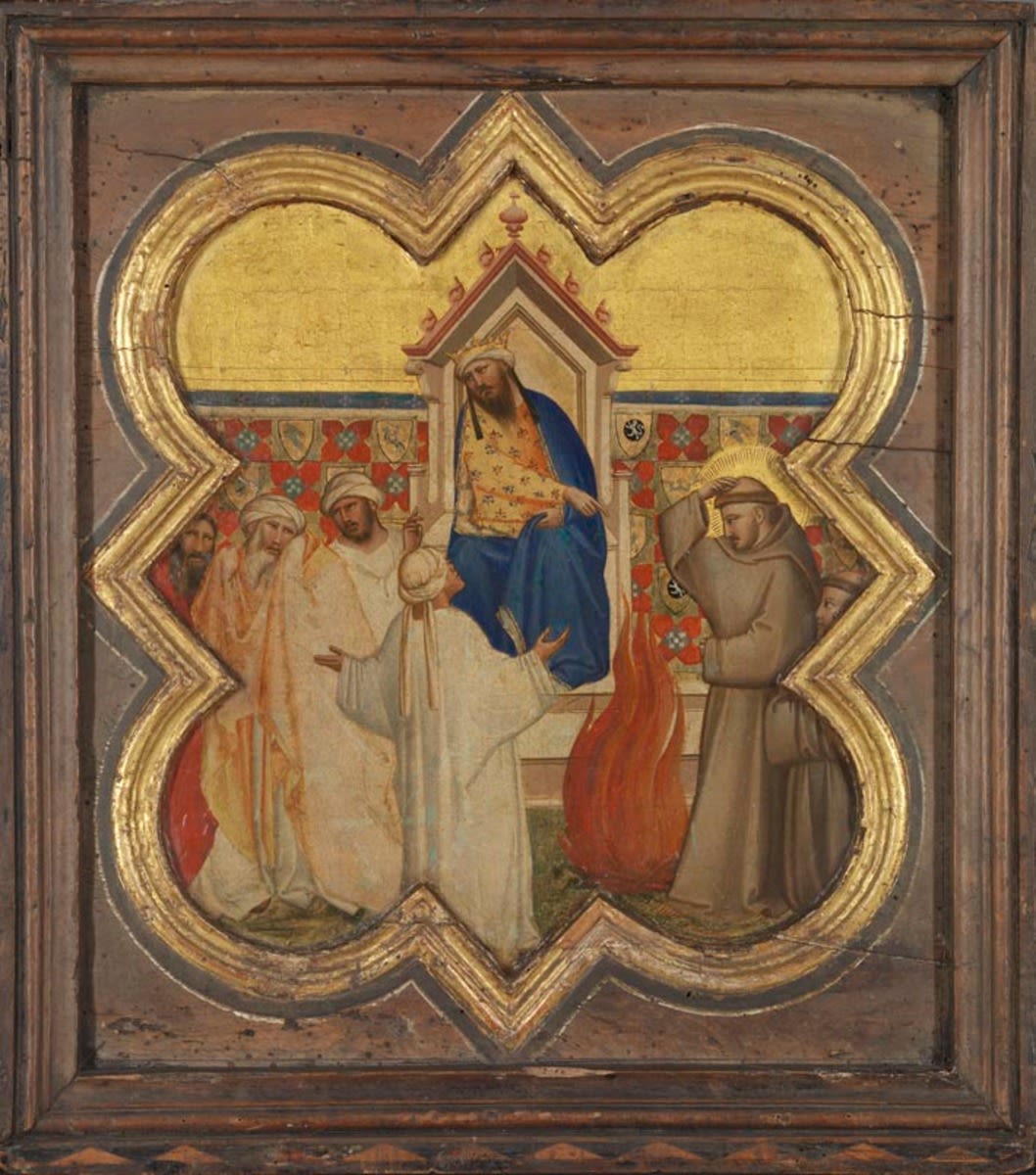 Saint François et l’épreuve du feu devant le sultan - Taddeo Gaddi - Alpha Reproduction