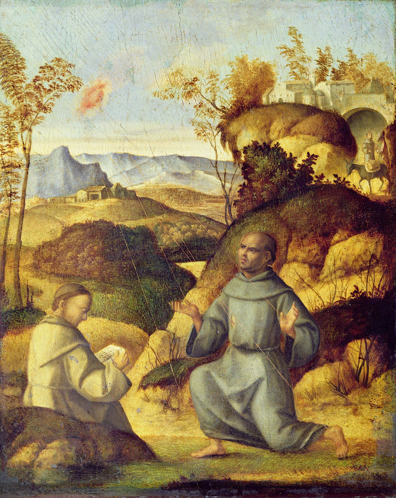 Saint François modtager stigmata - Cima da Conegliano