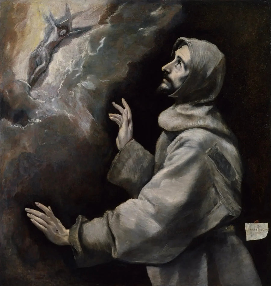 Saint François recevant les stigmatier - El Greco