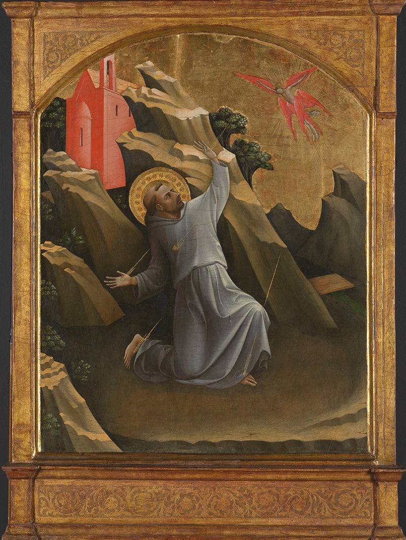Saint François modtager stigmata - Lorenzo Monaco