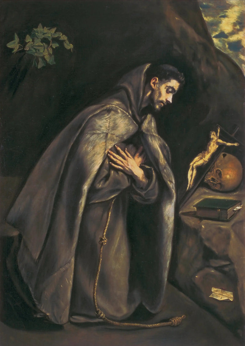 Saint François ærer Korset - El Greco