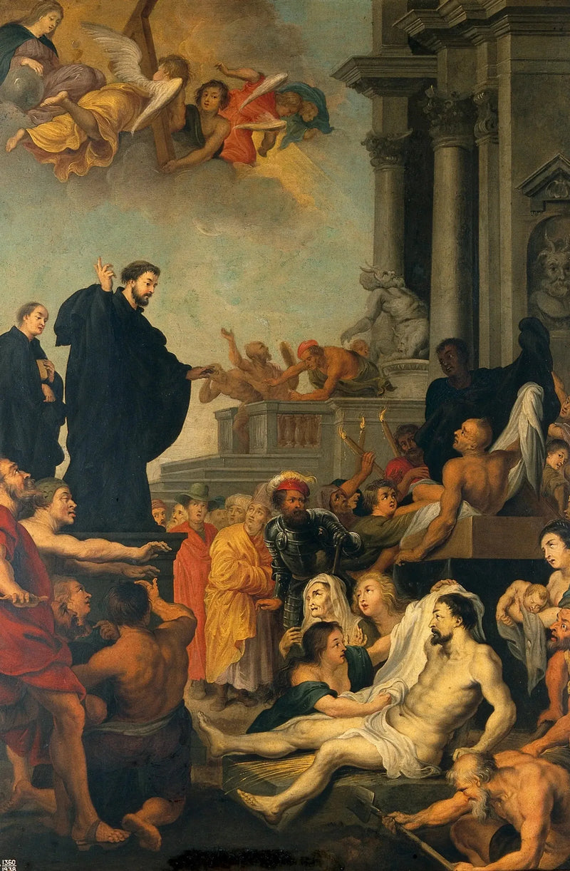 Saint François Xavier prædiken og helbredelse - Peter Paul Rubens