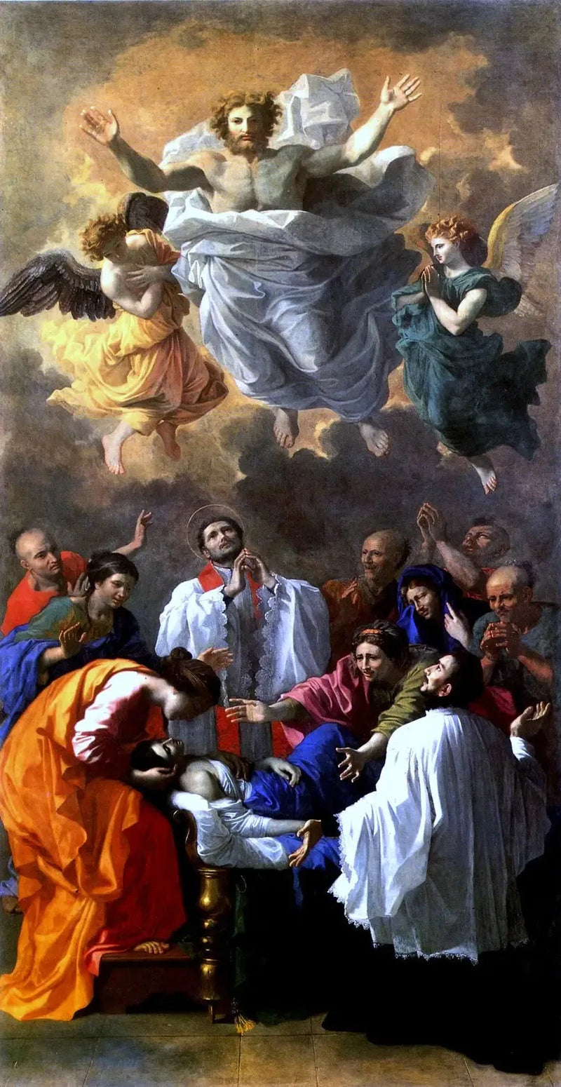 Saint François-Xavier genopvækker en indbygger fra Cangoxima, Japan - Nicolas Poussin