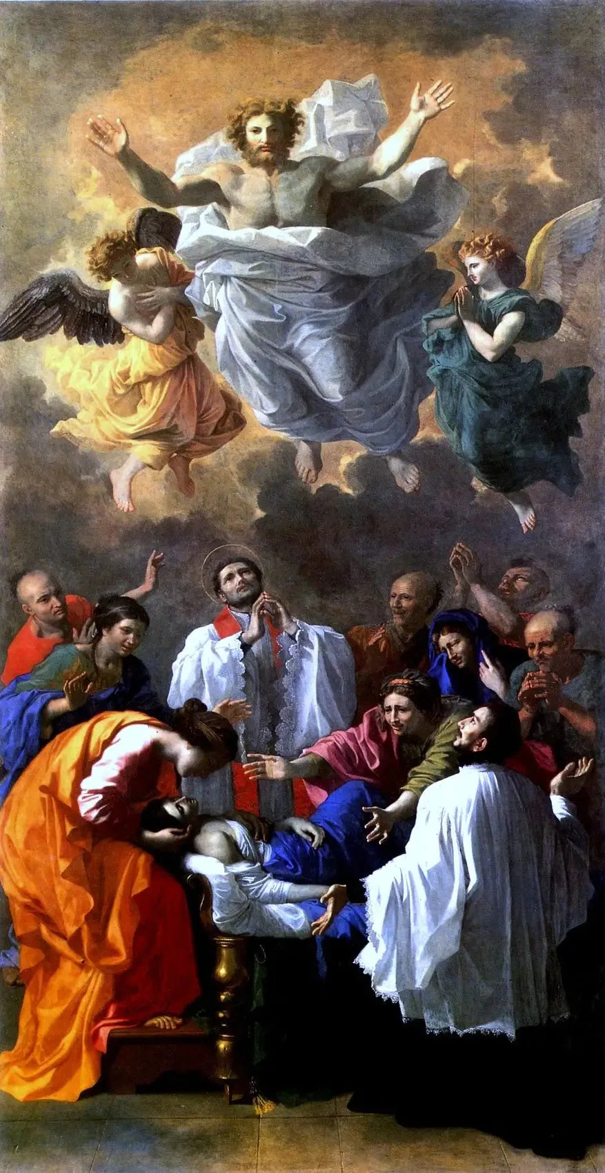Saint François-Xavier genopvækker en indbygger fra Cangoxima, Japan - Nicolas Poussin