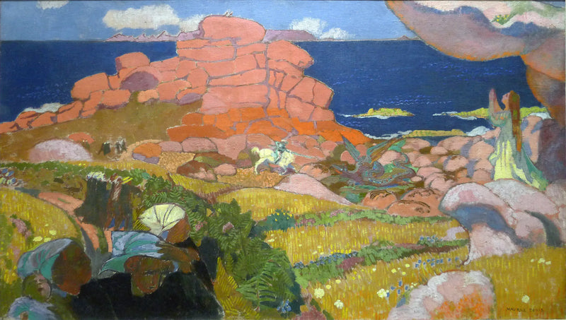 Saint Georges ved de røde klipper - Maurice Denis