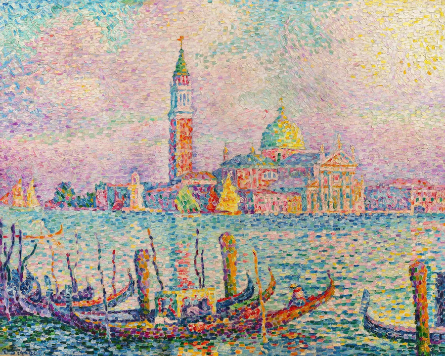 Sankt Georg. Solnedgang (Venedig) - Paul Signac