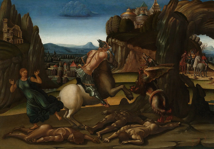 Saint Georges og dragen - Luca Signorelli