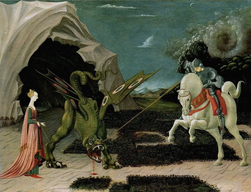 Saint Georges og Dragen - Paolo Uccello