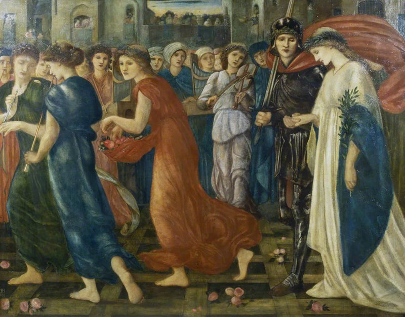 Saint Georges og Dragen, serie nr. 7: Tilbagekomsten - Edward Burne-Jones