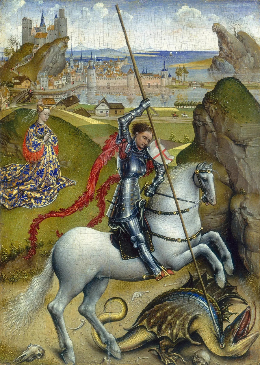 Saint Georges besejrer dragen - Rogier van der Weyden