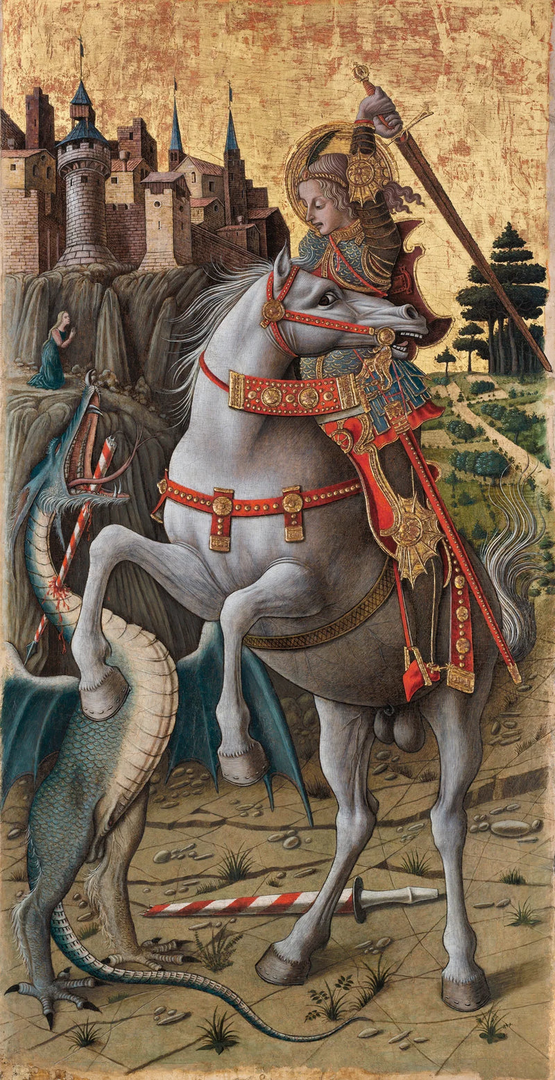 Saint Georges dræber dragen - Carlo Crivelli