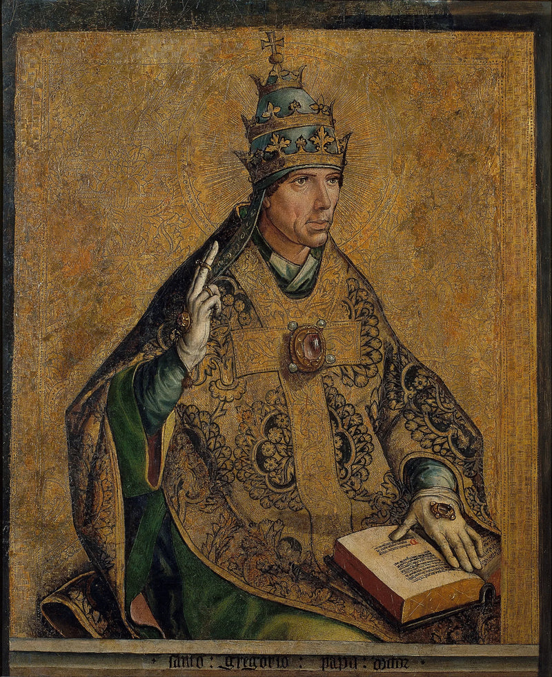 Saint Grégoire den Hellige - Pedro Berruguete
