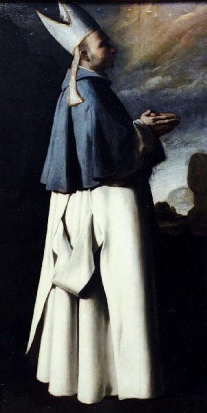 Saint Hugues, biskop af Grenoble - Francisco de Zurbarán