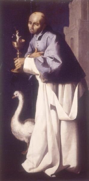 Saint Hugues, biskop af Lincoln - Francisco de Zurbarán