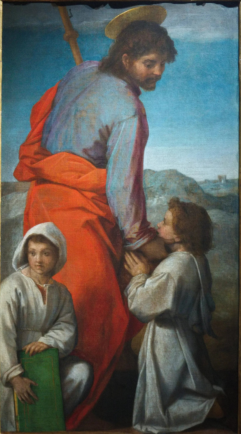 Saint Jacques med to børn - Andrea del Sarto