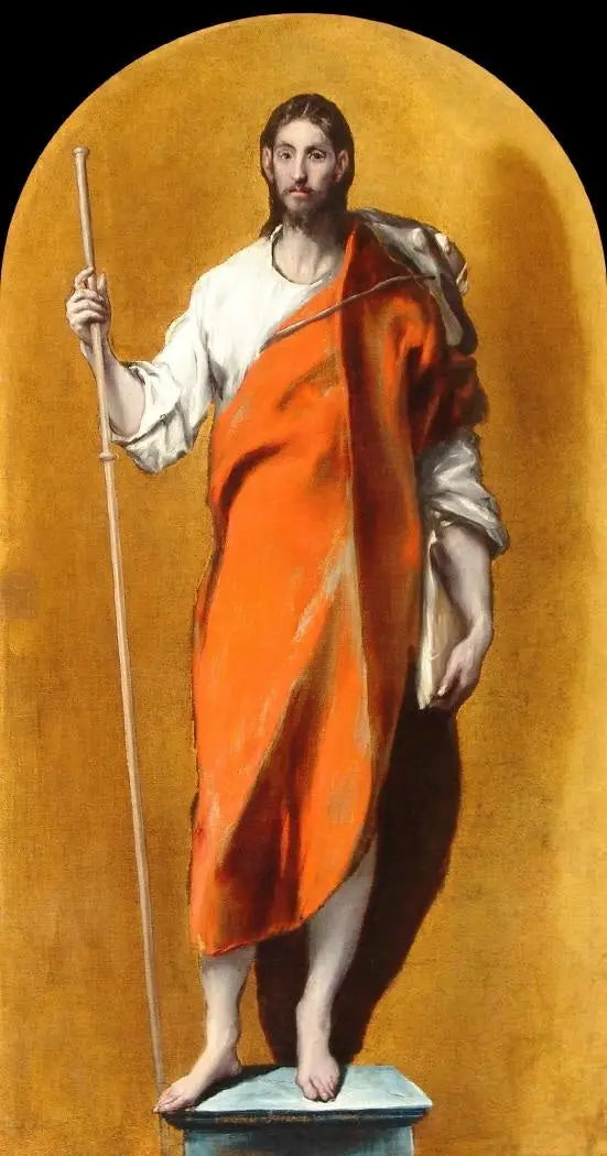 Saint Jacques en pilgrim - El Greco