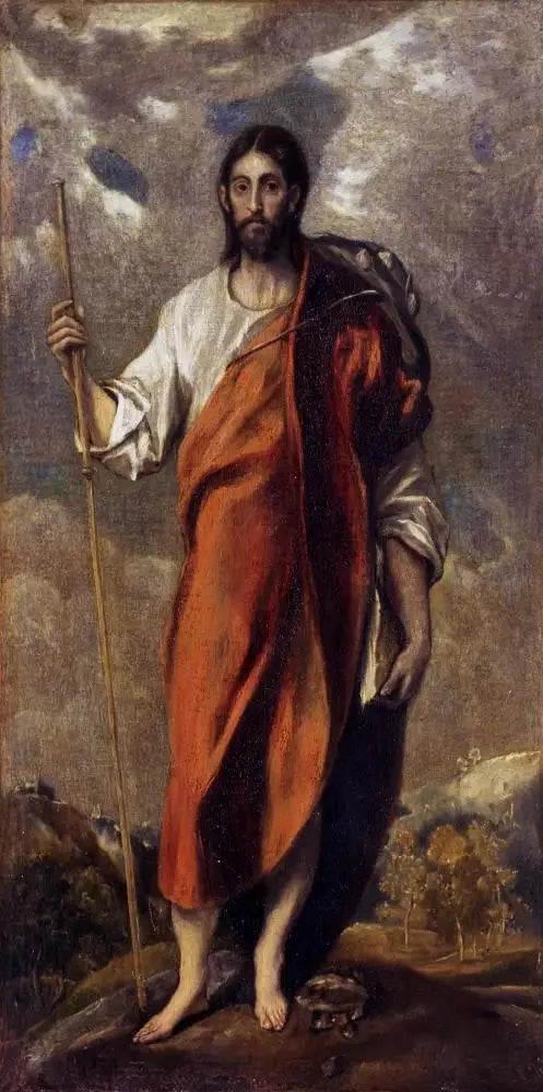 Saint Jacques en pilgrim - El Greco