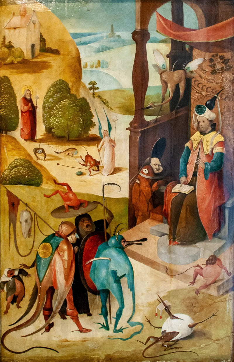 Saint Jacques le Majeur og magikeren Hermogène - Hieronymus Bosch